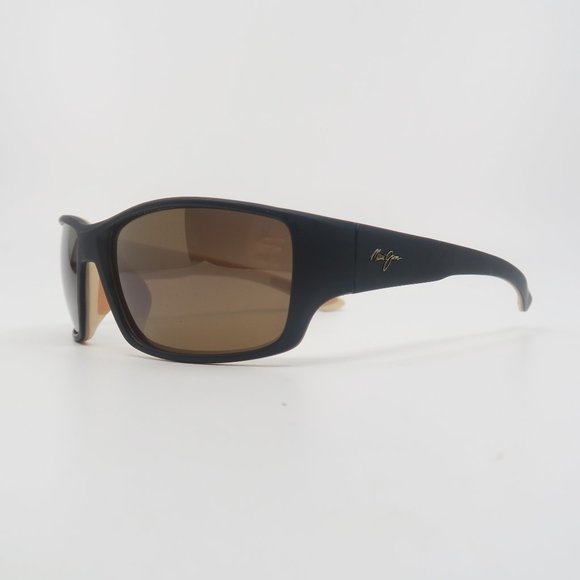 Maui Jim MJ 810-25 MCLOCAL KINE Black/HCL Bronze Polarized Sunglasses w/ defects - Picture 2 of 8